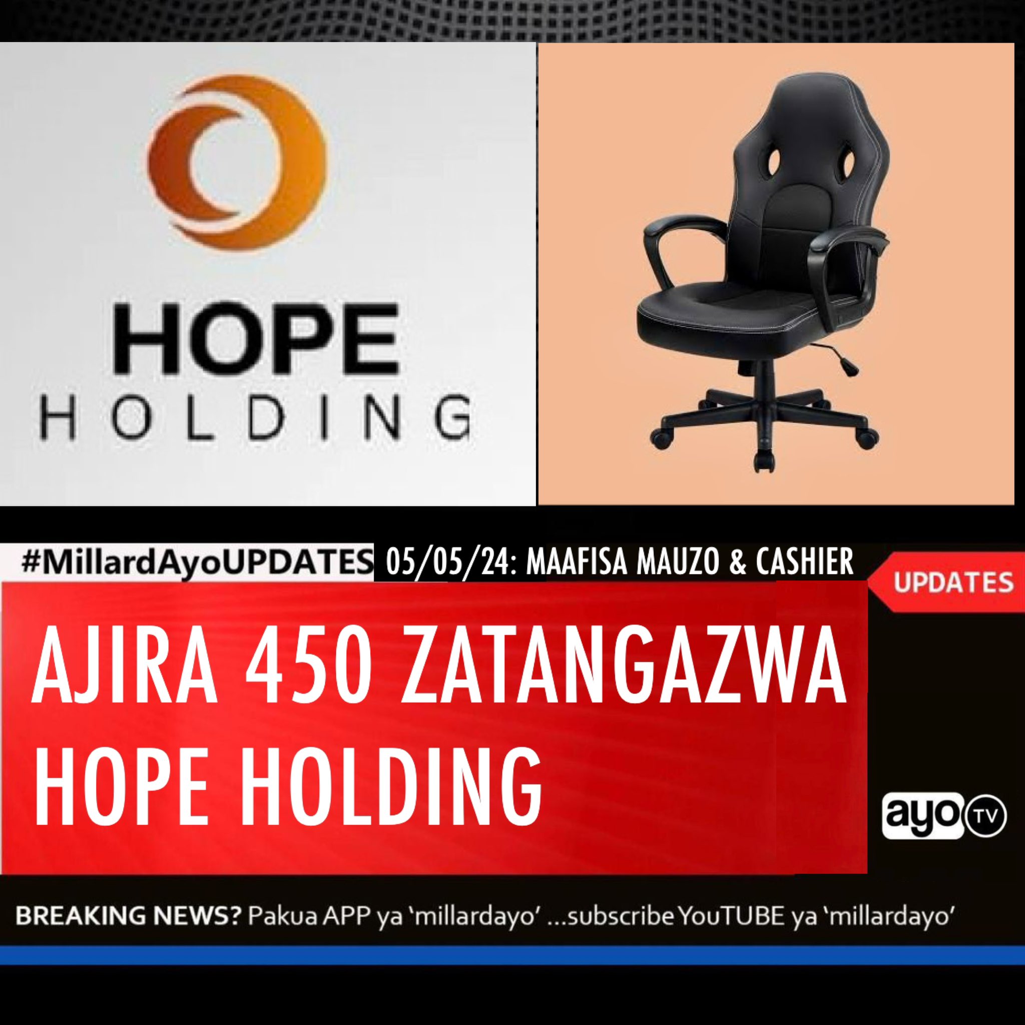 Vacancies at Hope holdings company 